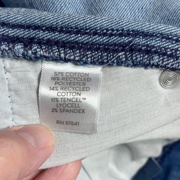 J. JILL DENIM High Rise Cropped Jeans Size 18 - Picture 7 of 9